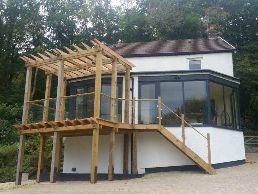 Modern Contemporary Extension to Cottage in Bridgend